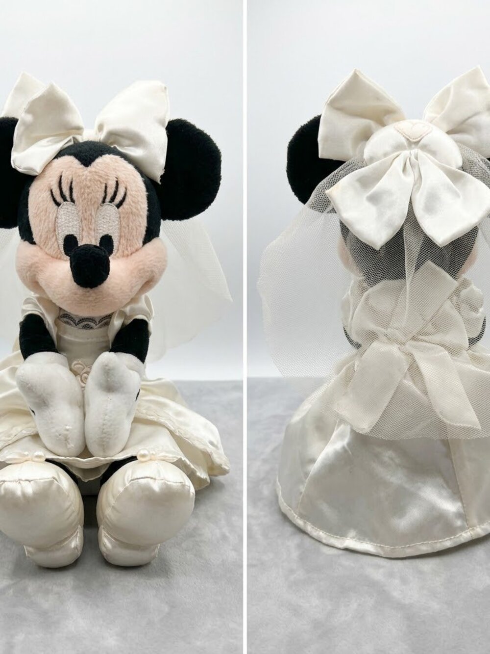 Disney Minnie Mouse Plush in White Dress